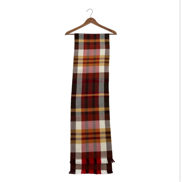 Simons Checkered Scarf Made in France. - Picture 3 of 8